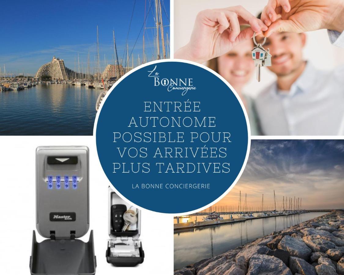 La Plage O Maeva - Vue Mer D'Exception - Parking Prive - Wifi - La Grande Motte ภายนอก รูปภาพ